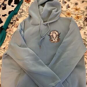 SHEIN Light Blue Hoodie